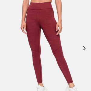 NWT Outdoor Voices TechSweat 7/8 leggings RhubarbS